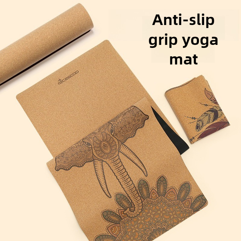 Gymnastics Mat Thick - Pilates Equipment Yoga Mat Anti-Slip Cork