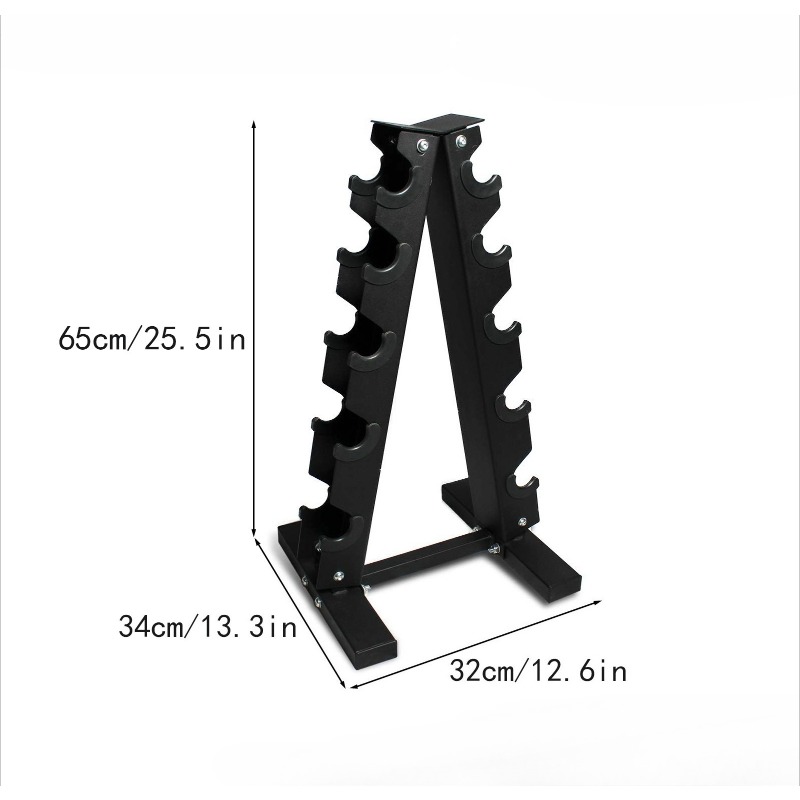 Five-Tier Dumbbell Rack Steel  - Home Gym Dumbbell Set 评论和价格