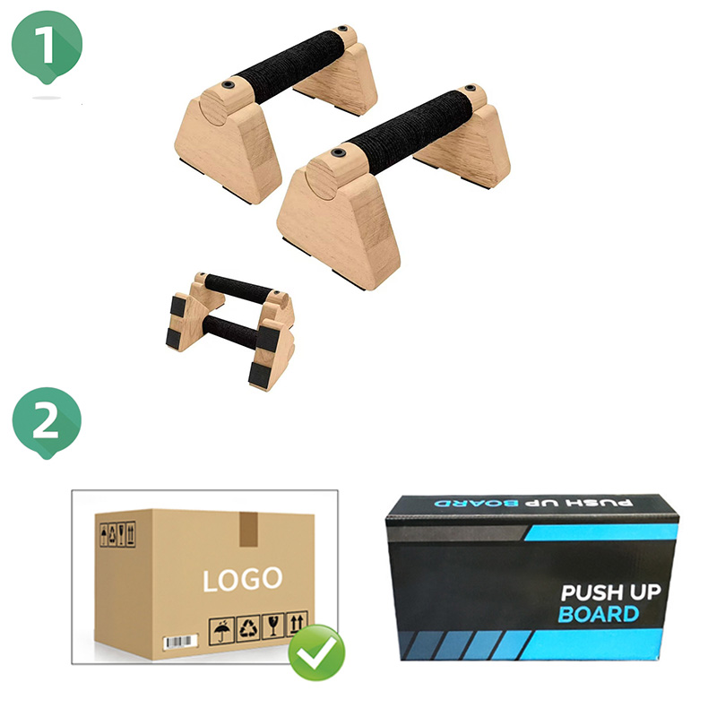 Wooden Push up Stand Russian P - Push Up Stand Bar 评论和价格