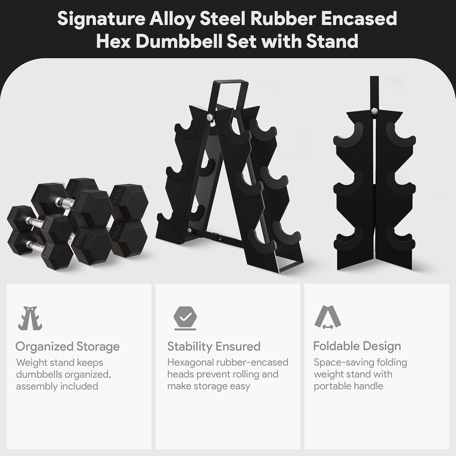 Home Gym Exercise, Rubber Enca - Home Gym Dumbbell Set 评论和价格