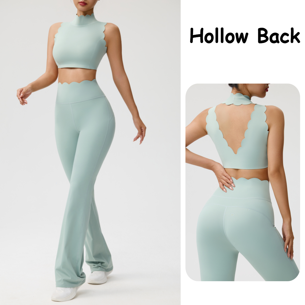Women Yoga Sets Shockproof Bra - Home Gym Set 评论和价格